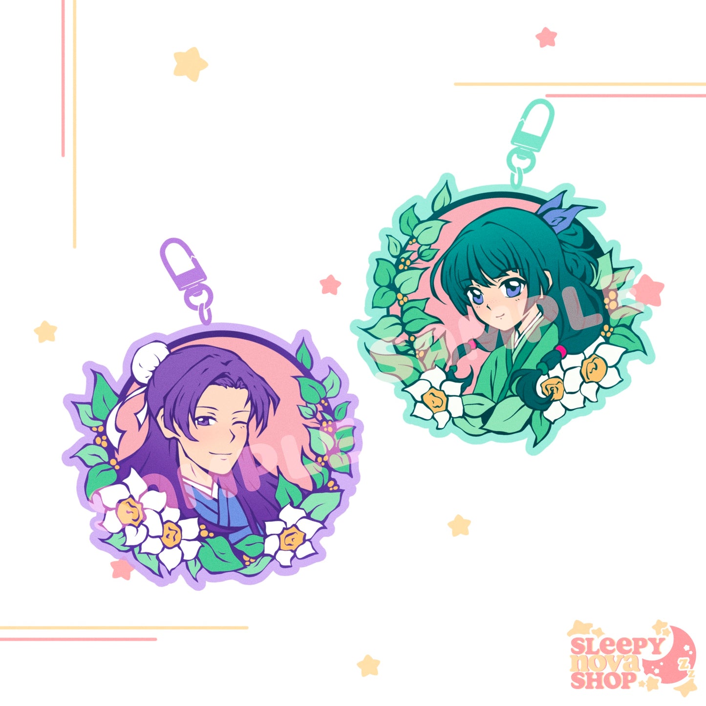 Shoujo Series: Poison Diaries Charms