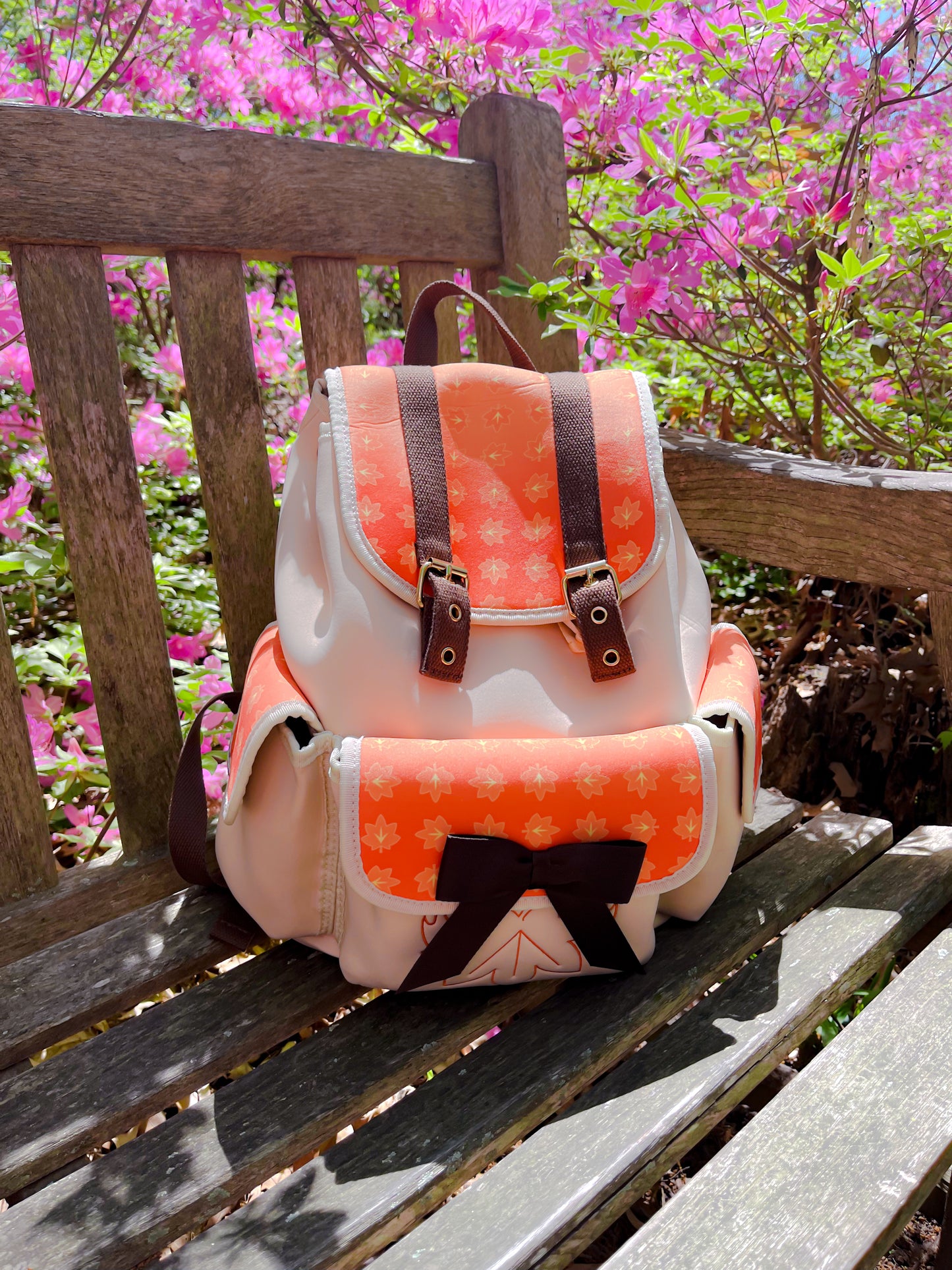 Kazuha-Inspired Maple Leaf Backpack