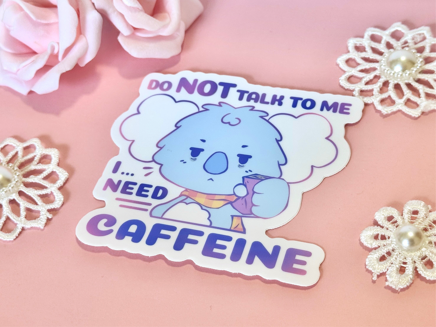 Need Caffeine~ Koka's Silly Stickers
