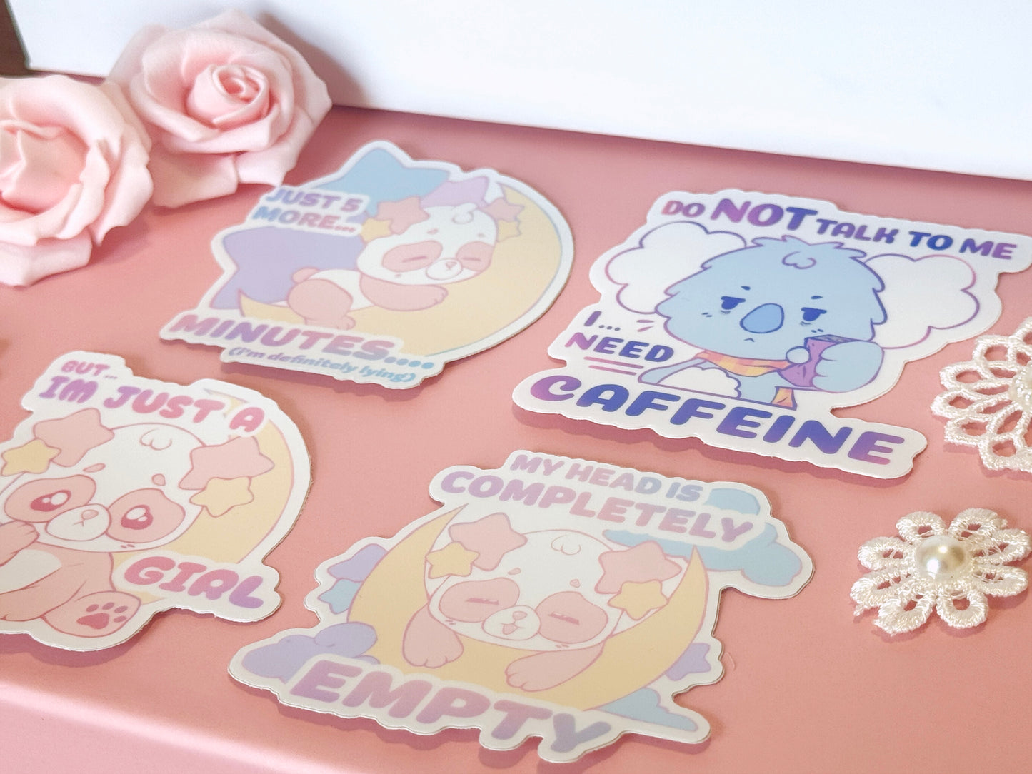 Need Caffeine~ Koka's Silly Stickers