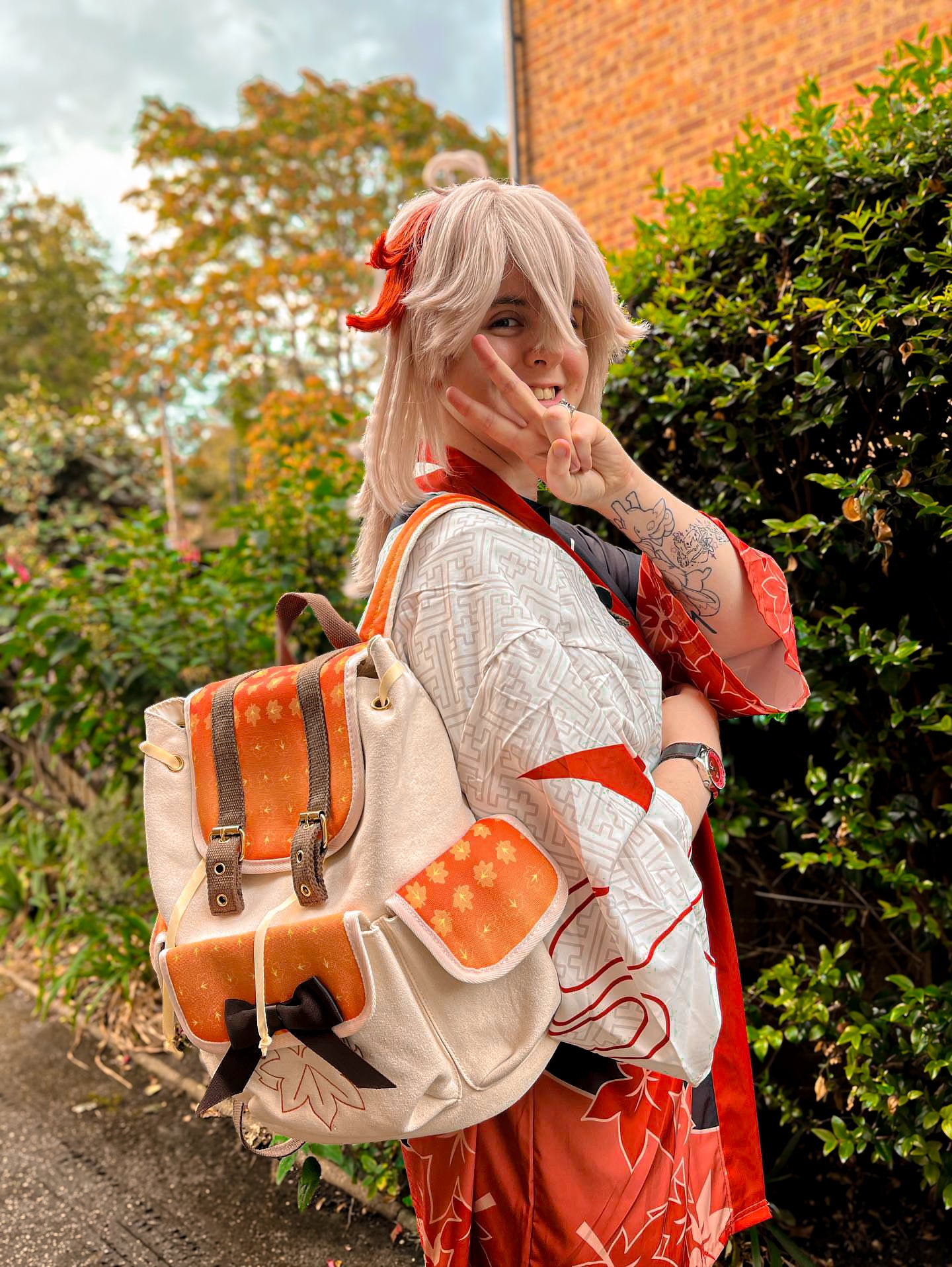 Kazuha-Inspired Maple Leaf Backpack