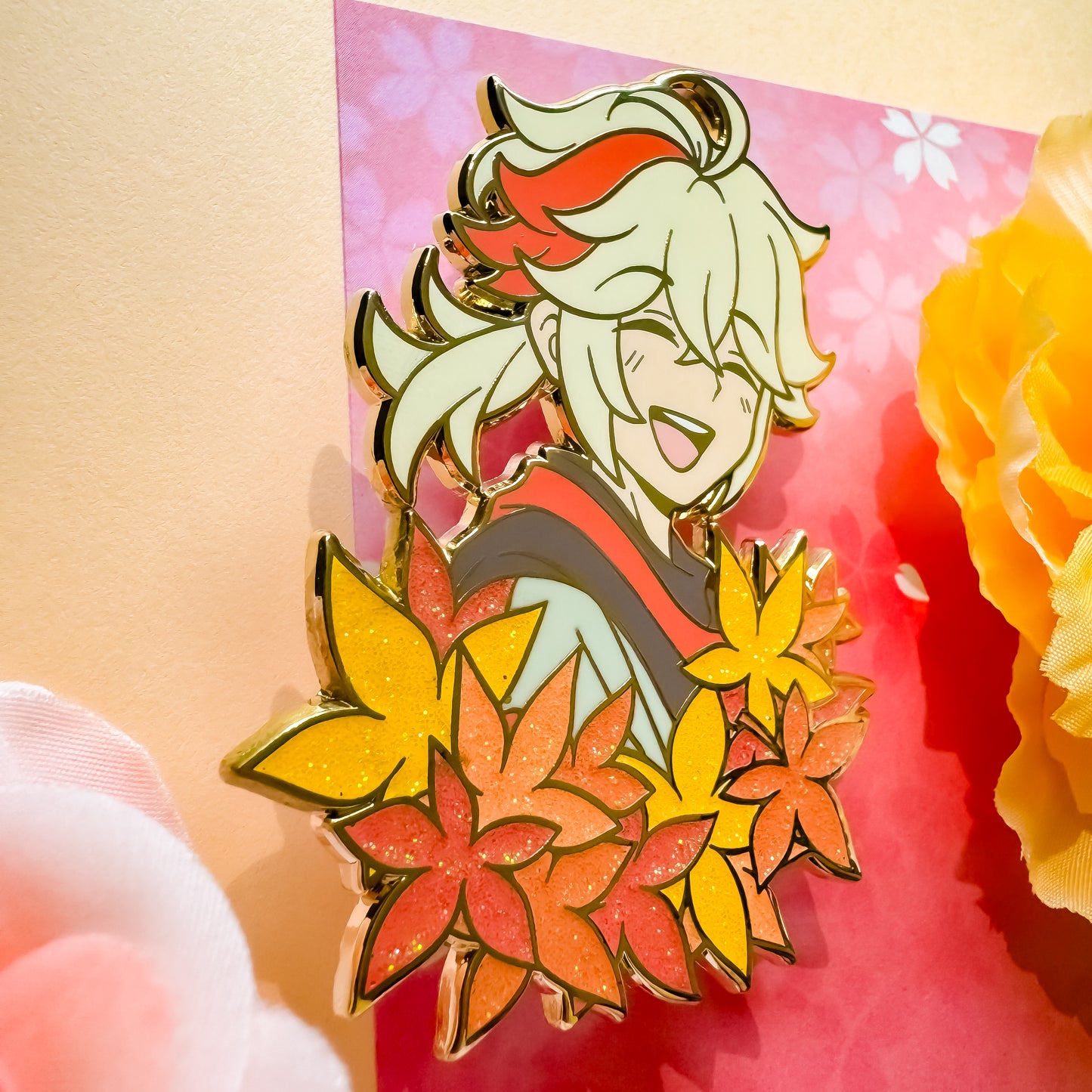 Kazuha Maple Leaves Pin
