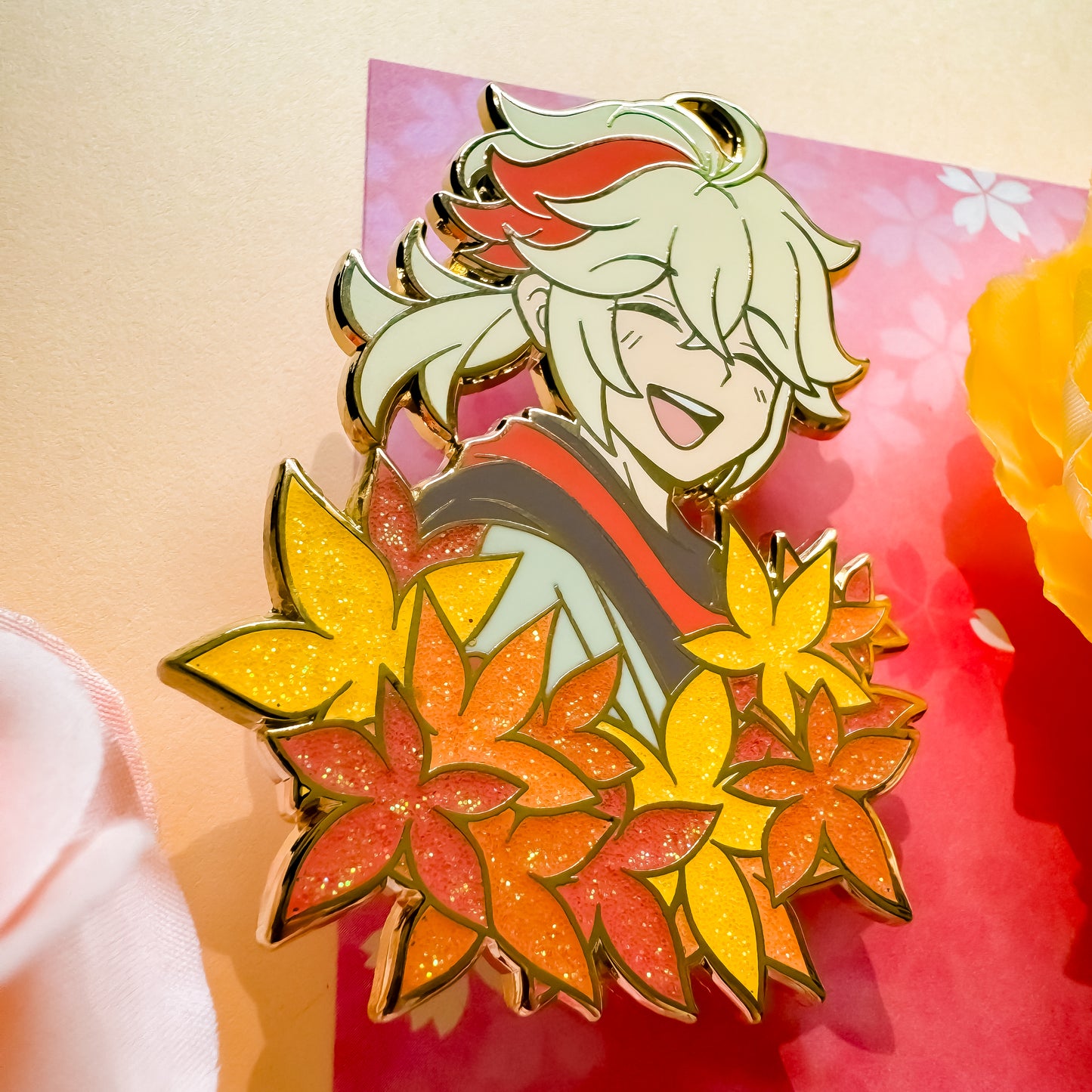 Kazuha Maple Leaves Pin