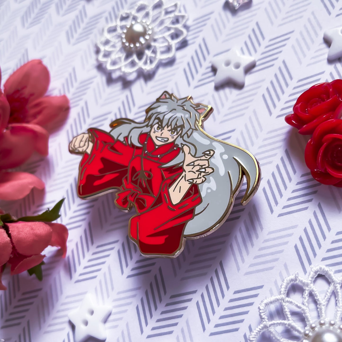 Inu Demon Dog Pin