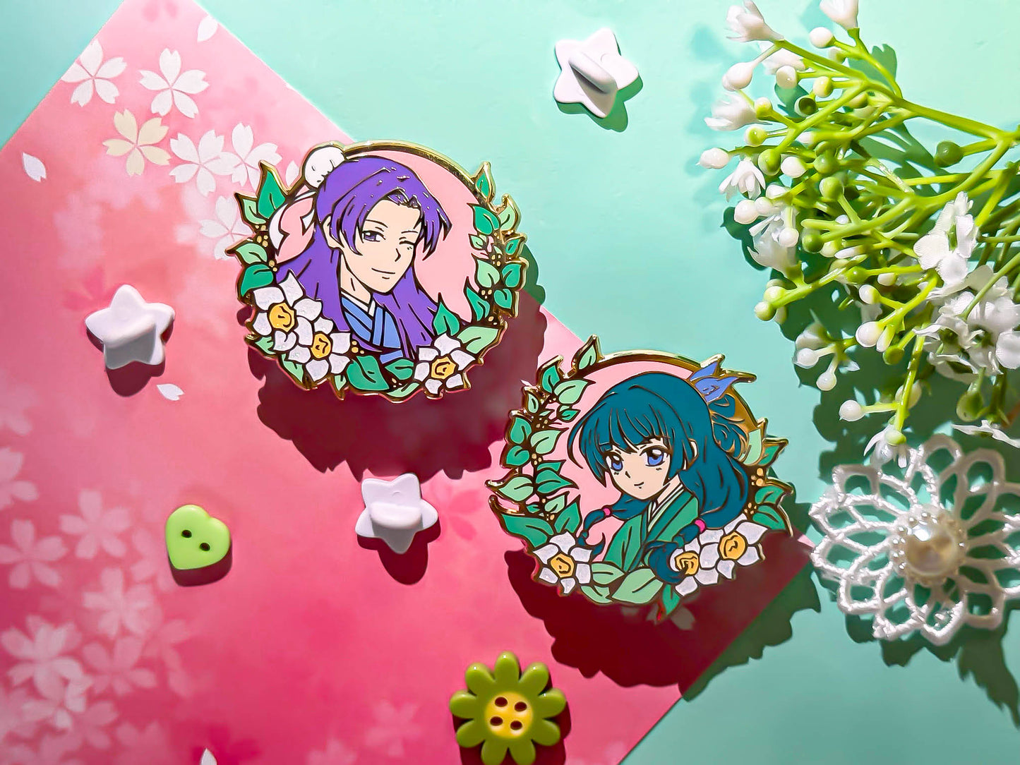 Shoujo Series: Poison Diaries Pins