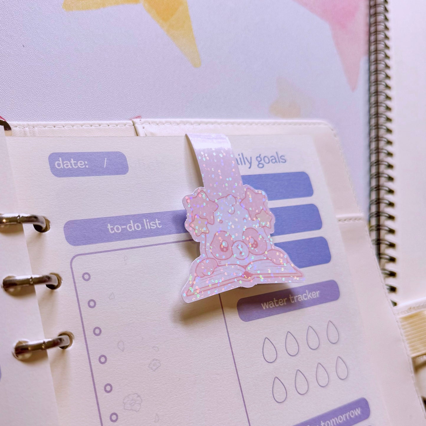 Sleepy Cosmos Magnetic Bookmarks