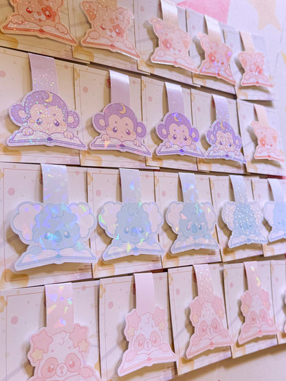 Sleepy Cosmos Magnetic Bookmarks
