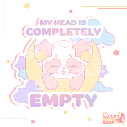 Head Empty~ Beri's Silly Stickers