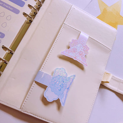 Sleepy Cosmos Magnetic Bookmarks