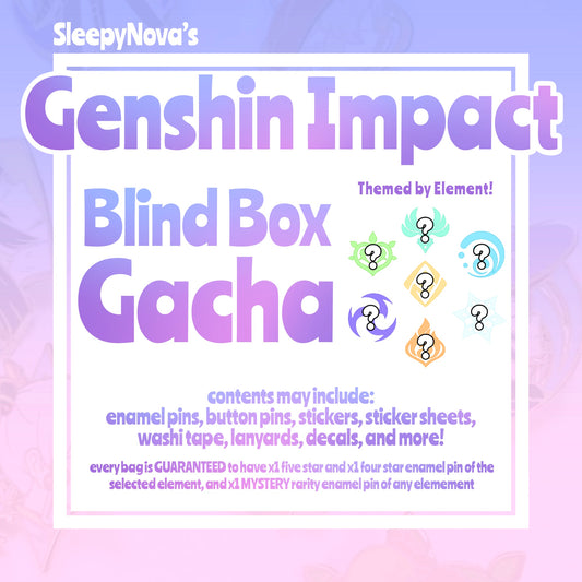 PREORDER!! Genshin Impact Blind Box Gacha!