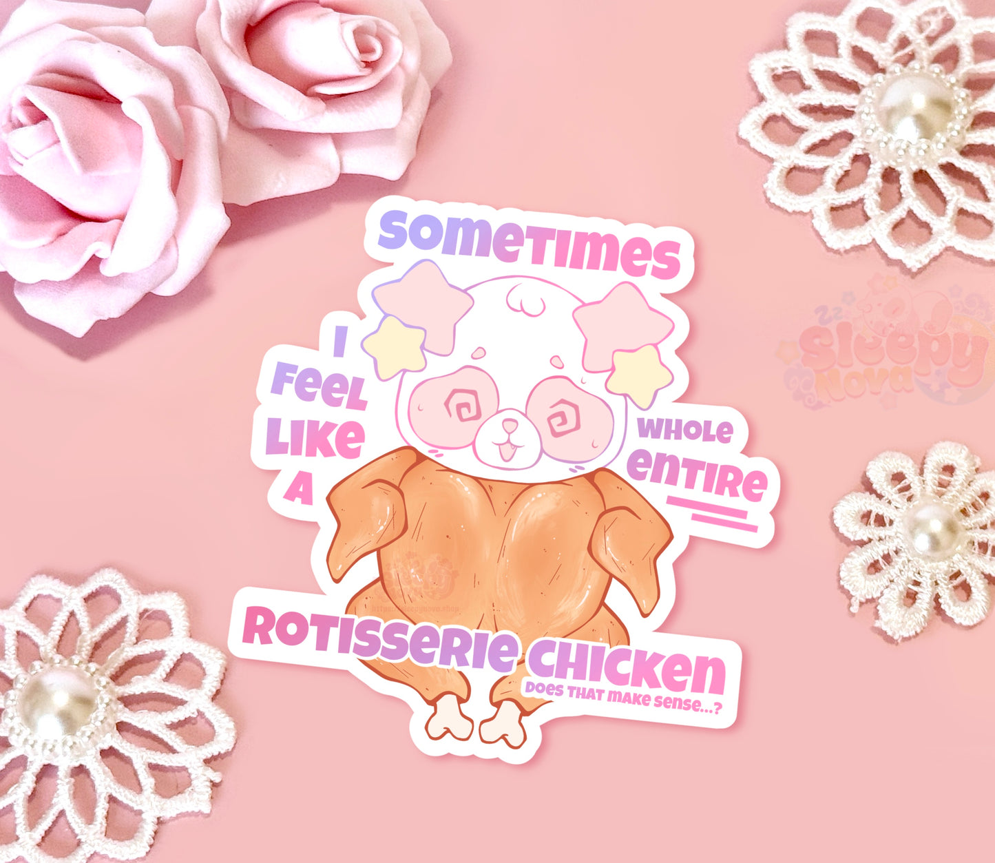 Rotisserie Chicken~ Beri's Silly Stickers