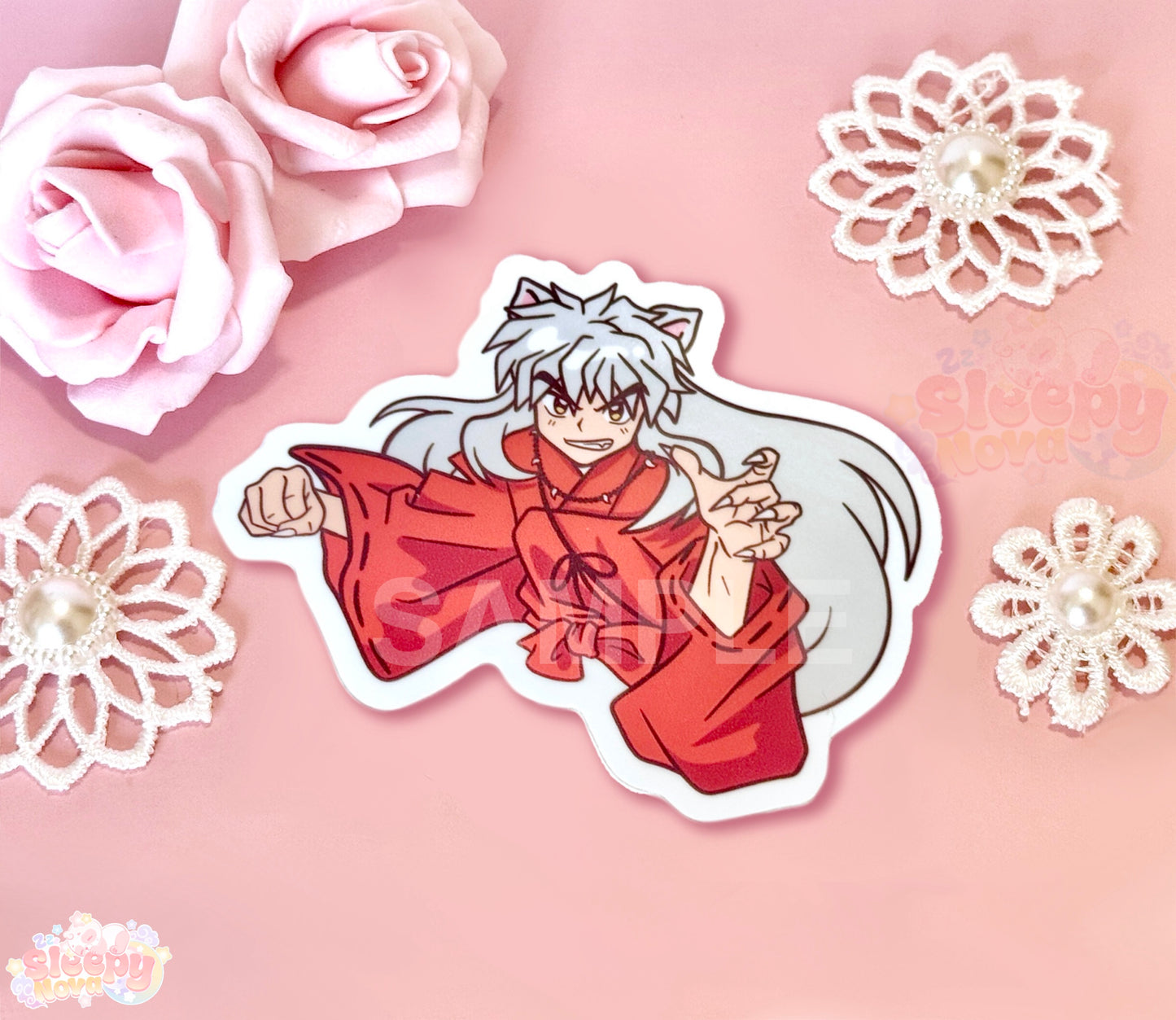 Inu Demon Dog Vinyl Sticker