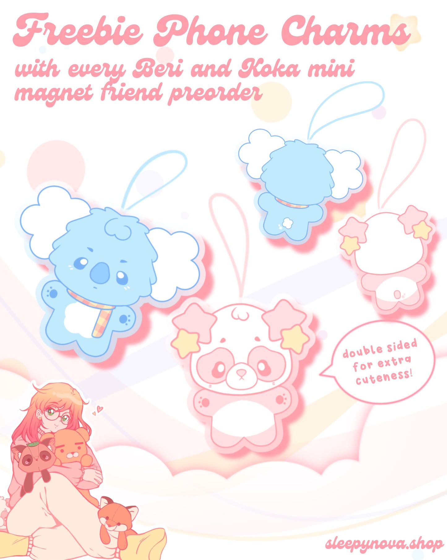 PREORDER!! Beri and Koka Mini Magnetic Friends