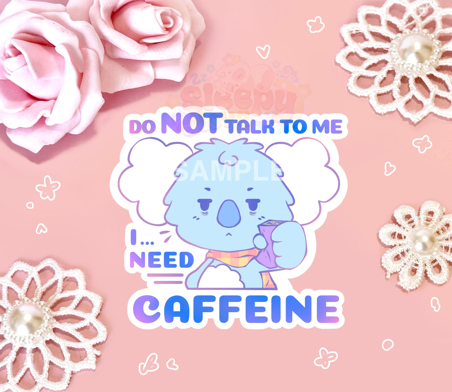 Need Caffeine~ Koka's Silly Stickers