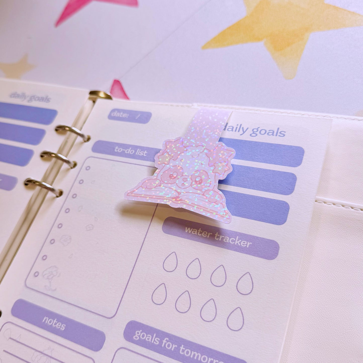 Sleepy Cosmos Magnetic Bookmarks