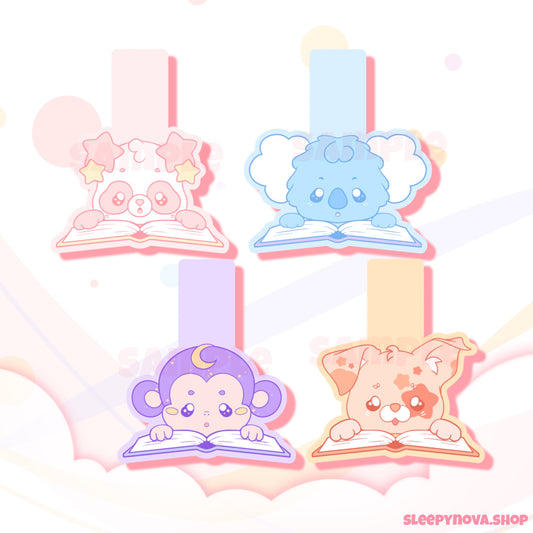 PREORDER!! Sleepy Cosmos Magnetic Bookmarks