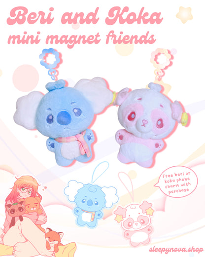 PREORDER!! Beri and Koka Mini Magnetic Friends