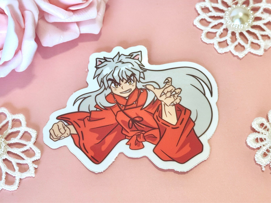 Inu Demon Dog Vinyl Sticker