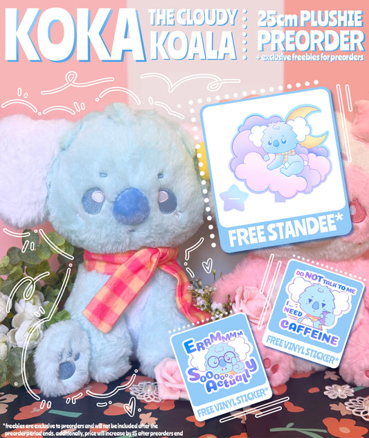 PREORDER!! Koka the Cloudy Koala Plushie