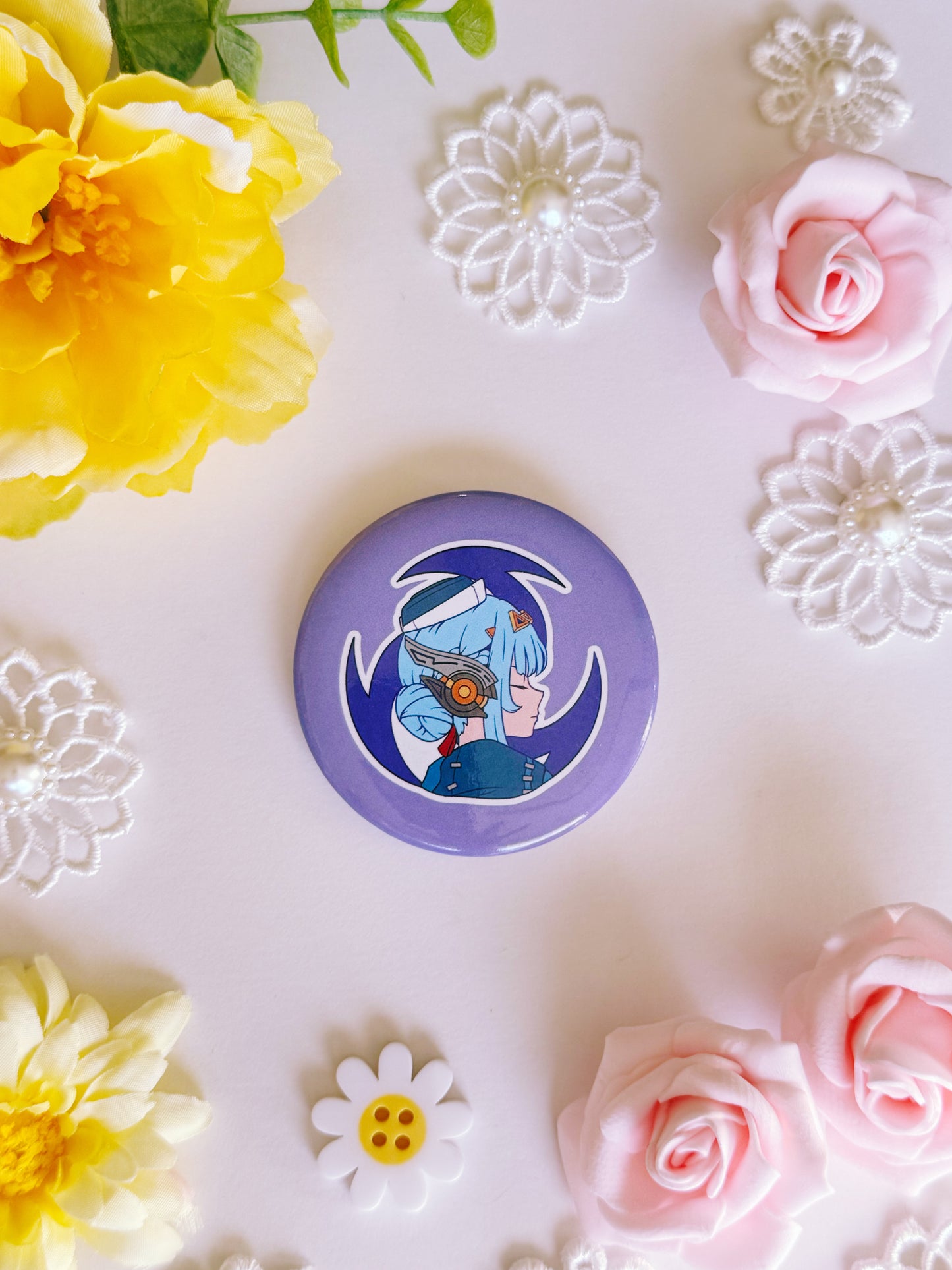 Genshin Visions Button Pins