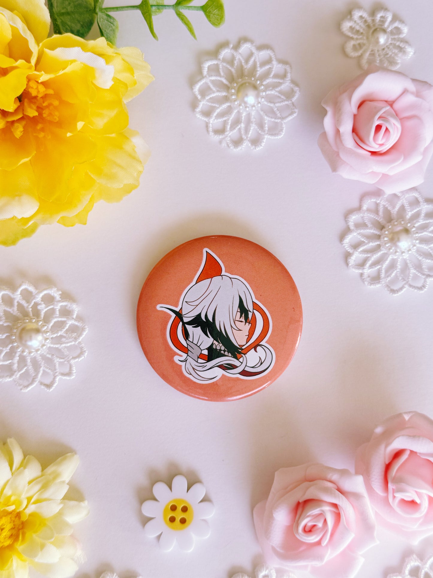 Genshin Visions Button Pins