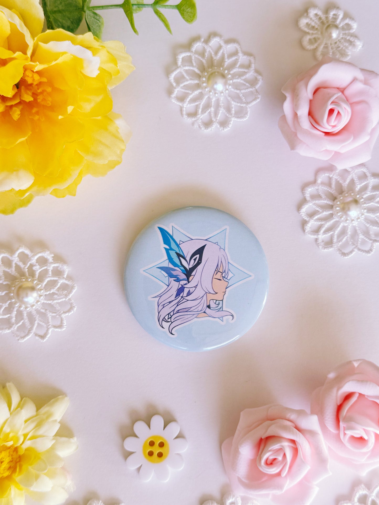 Genshin Visions Button Pins
