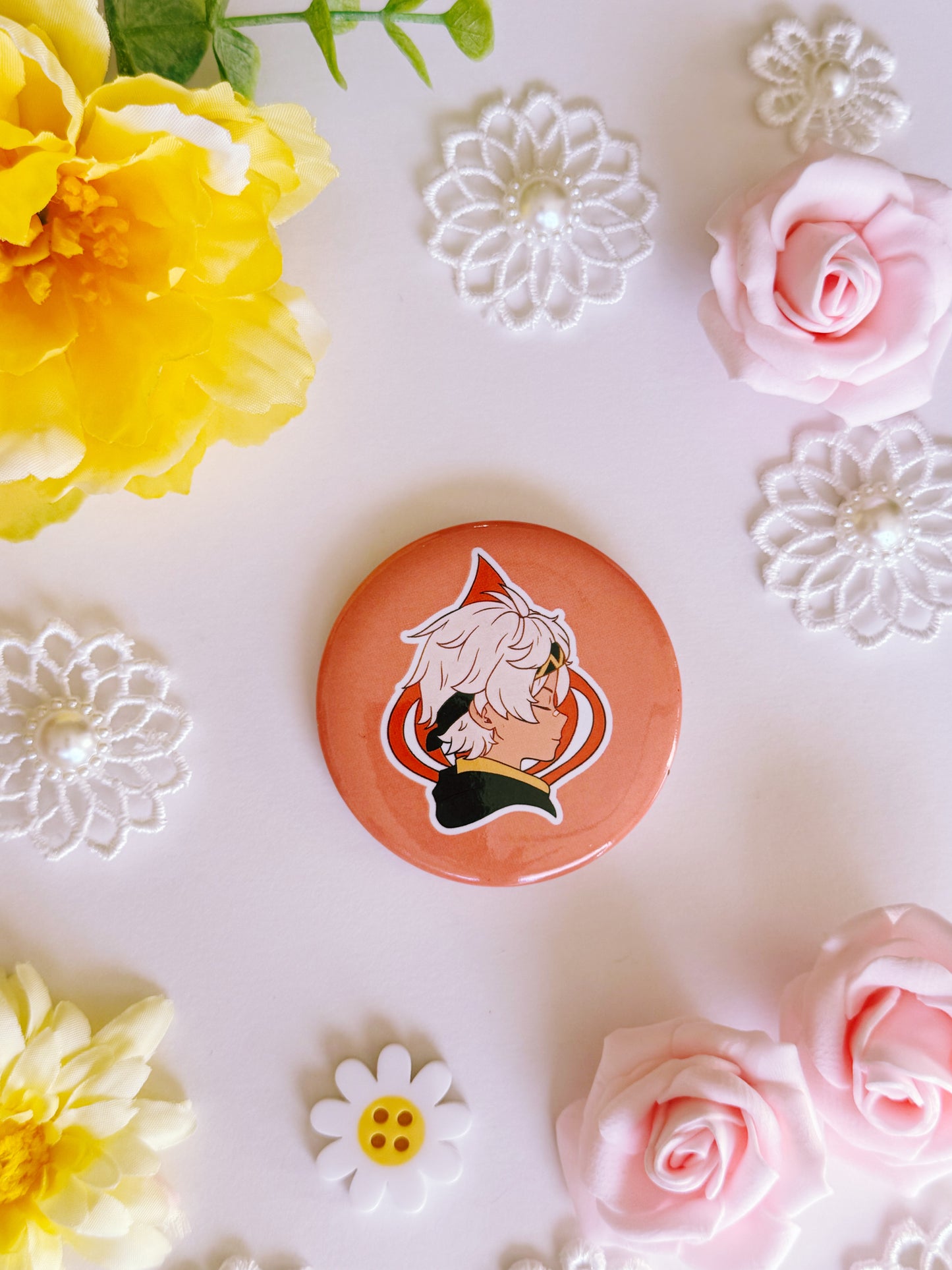 Genshin Visions Button Pins