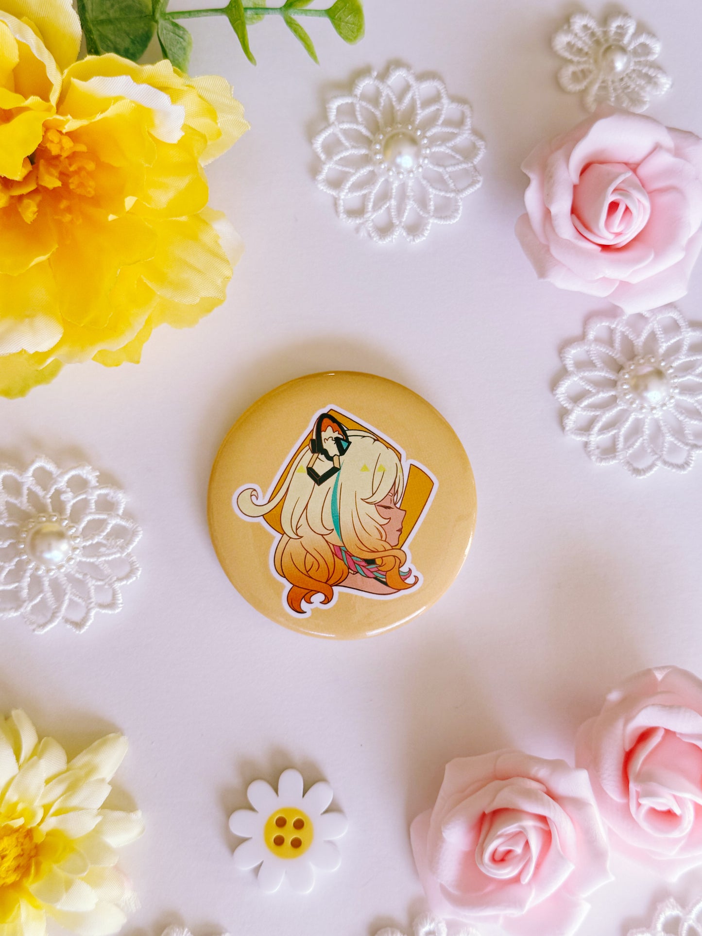Genshin Visions Button Pins