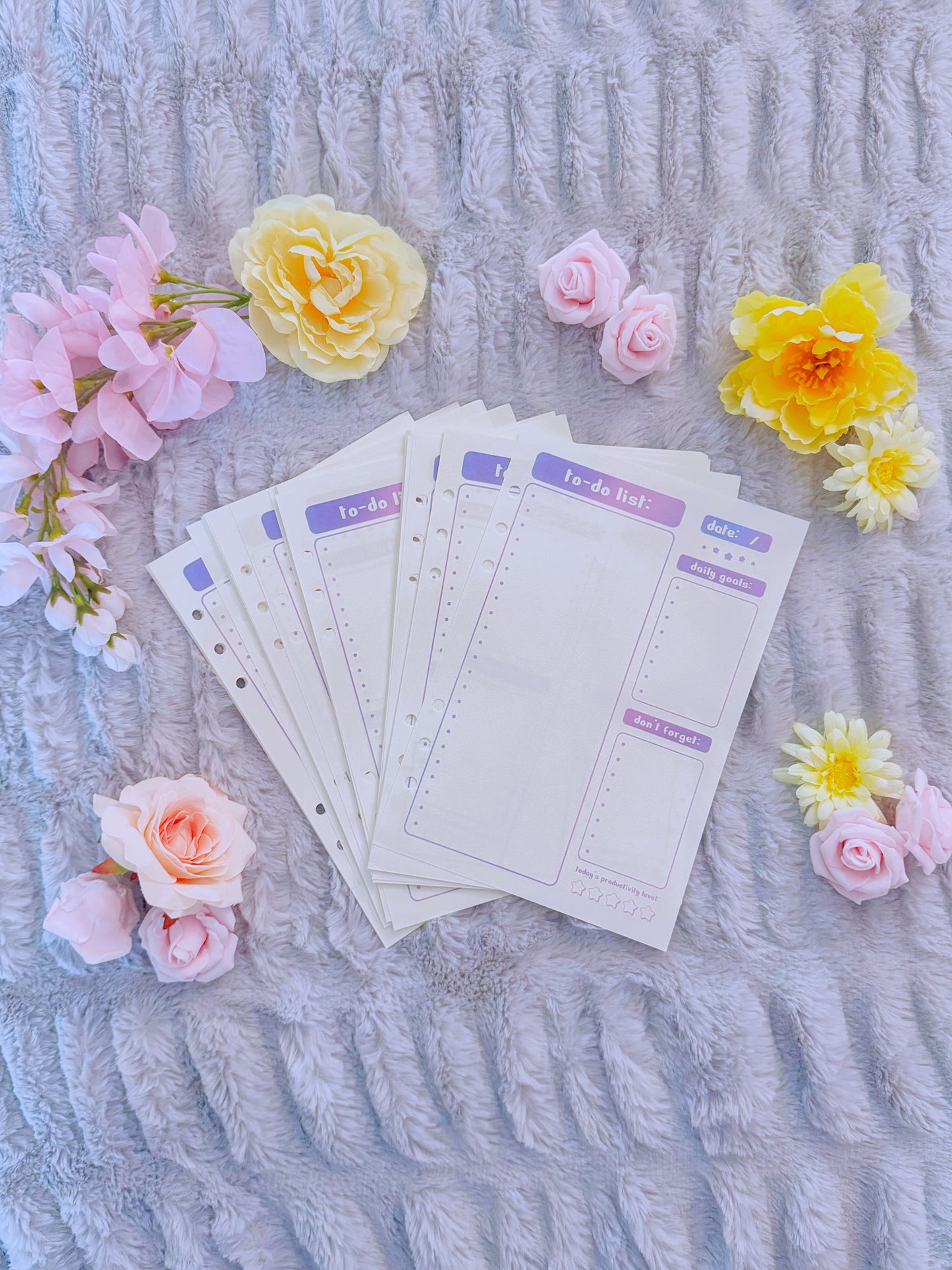 Special Daily Planner Refills: To Do Lists