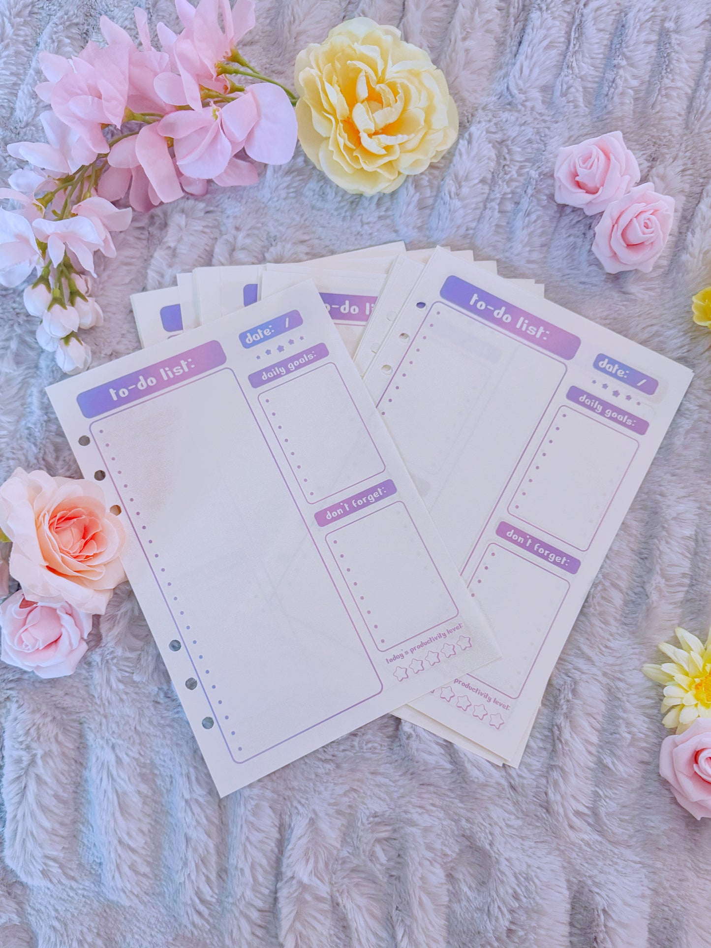 Special Daily Planner Refills: To Do Lists